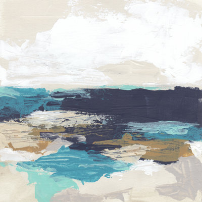 Palette Coast I by June Erica Vess - Wrapped Canvas Painting