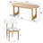 Chynthia 6 - Person Oval Dining Table Set-35725958