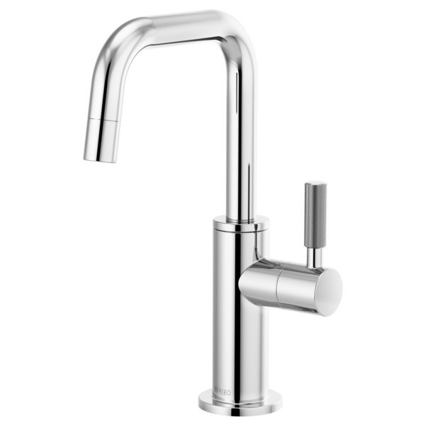 Litze® Beverage Faucet with Square Spout and Knurled Handle