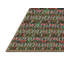 Tapis vert/brun à motifs-621859630