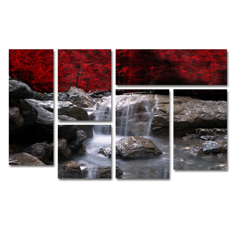 « Red Vision », ensemble de 6 reproductions imprimées de photos