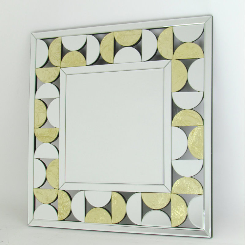 Glass Mirror, 26" x 26"