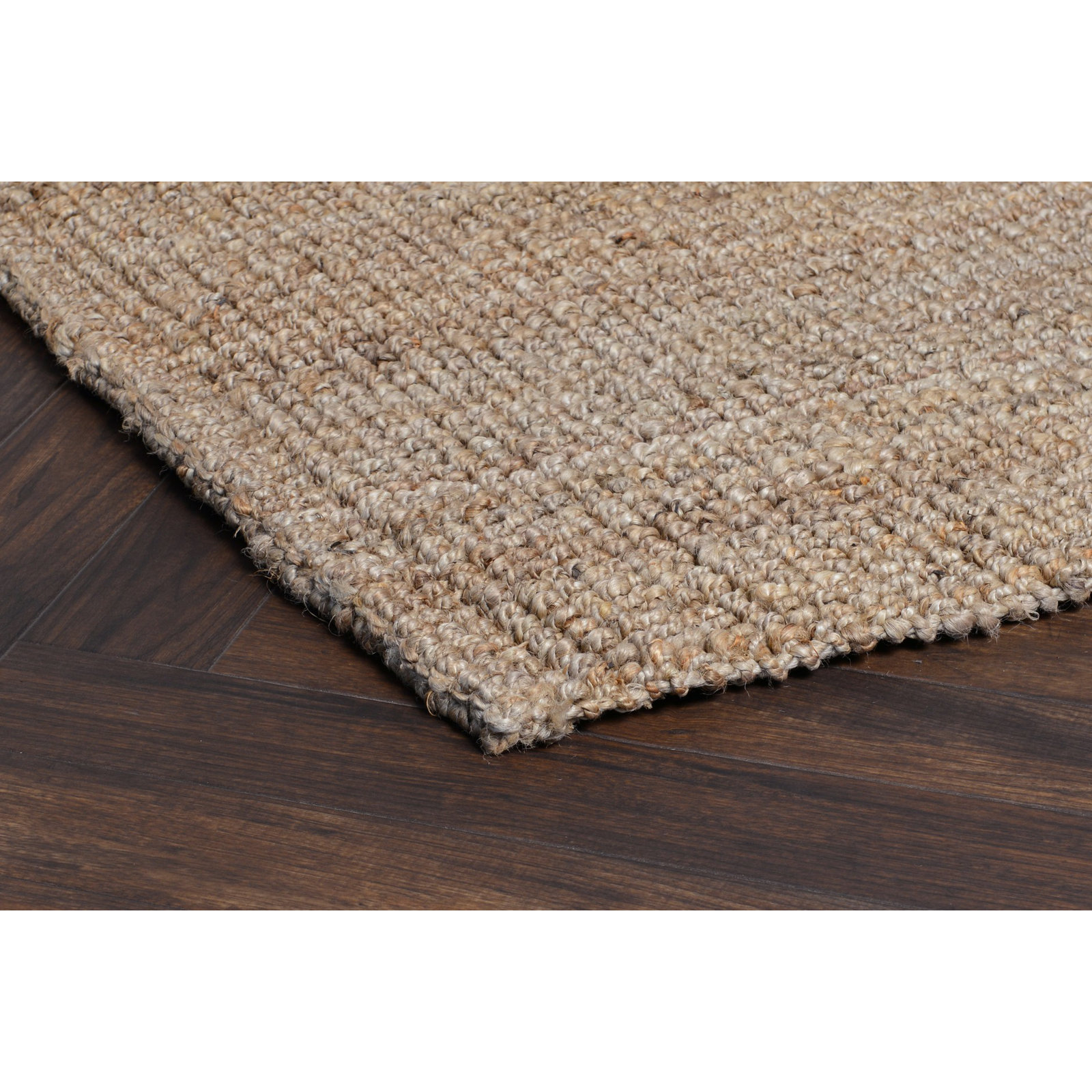 Dickie Jute Natural Area Rug, Rectangle 2' x 3'