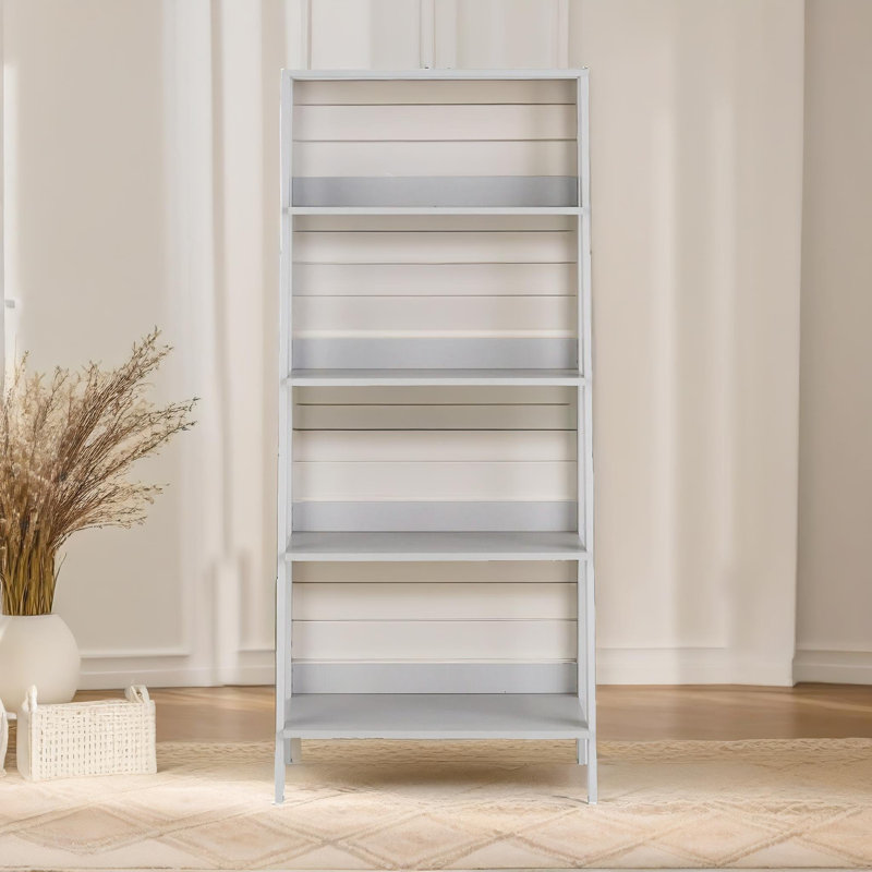 Nishan 140cm H x 61cm W Ladder Bookcase