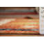 Tapis oriental marocain orange en laine 7 x 10