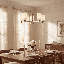 Lustre 5 lumières Aldegonde en nickel satiné-129437297