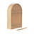 Arcott Wood Arched Wall Storage Shelf-876411121