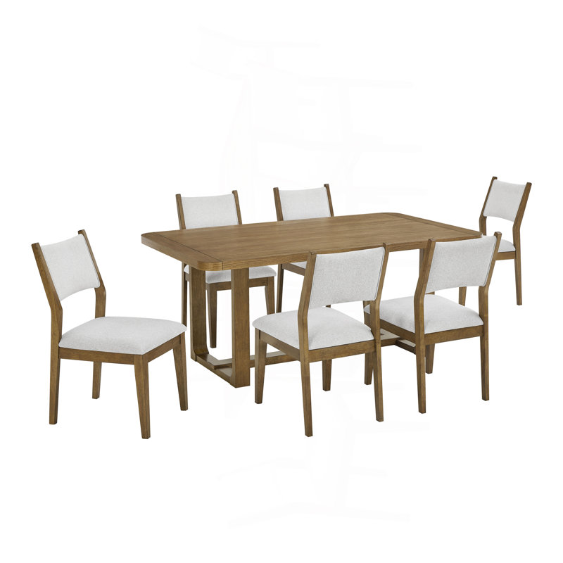 Rectangular Sled Dining Set, 7
