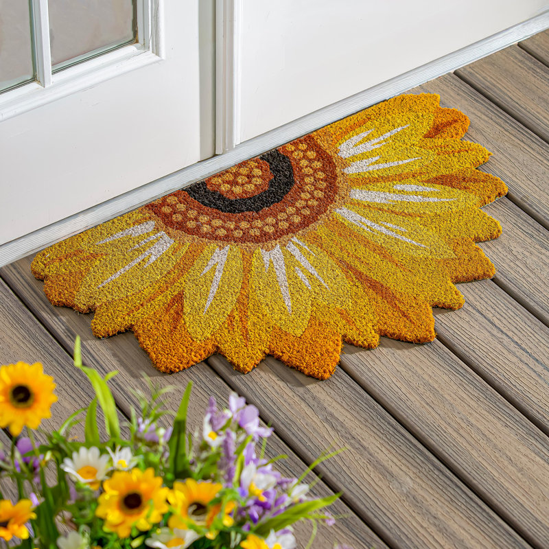 Tapis en forme de tournesol Bless Our Home