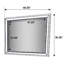 Miroir de commode blanc élégant-1357981967
