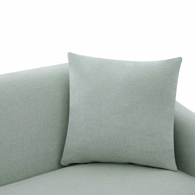 Canapé moderne à 3 places 75,78 po, Blue Chenille