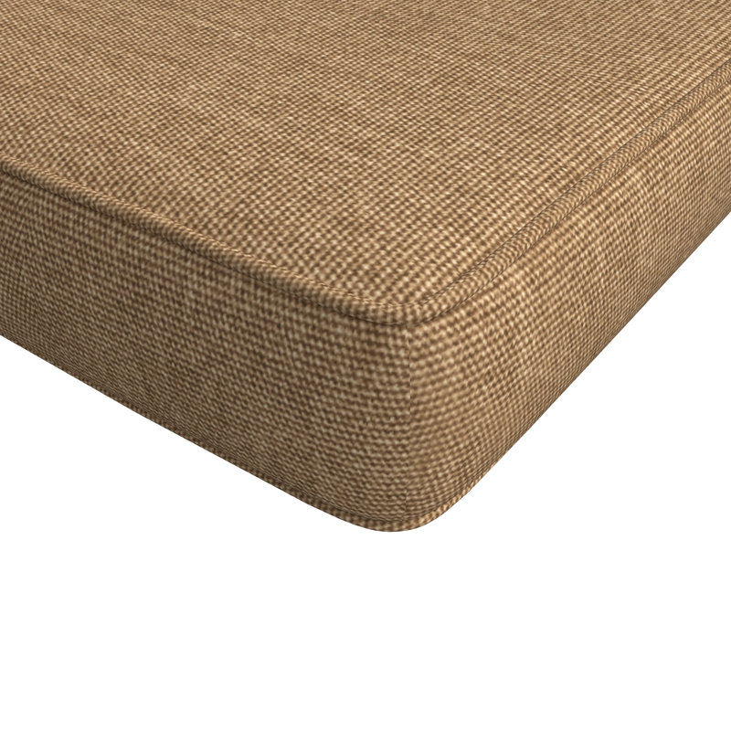Coussin de banc intérieur / extérieur Sunbrella®, 3 po d'épaisseur, 48 po x 18 po, Sunbrella® Canvas Heather Beige