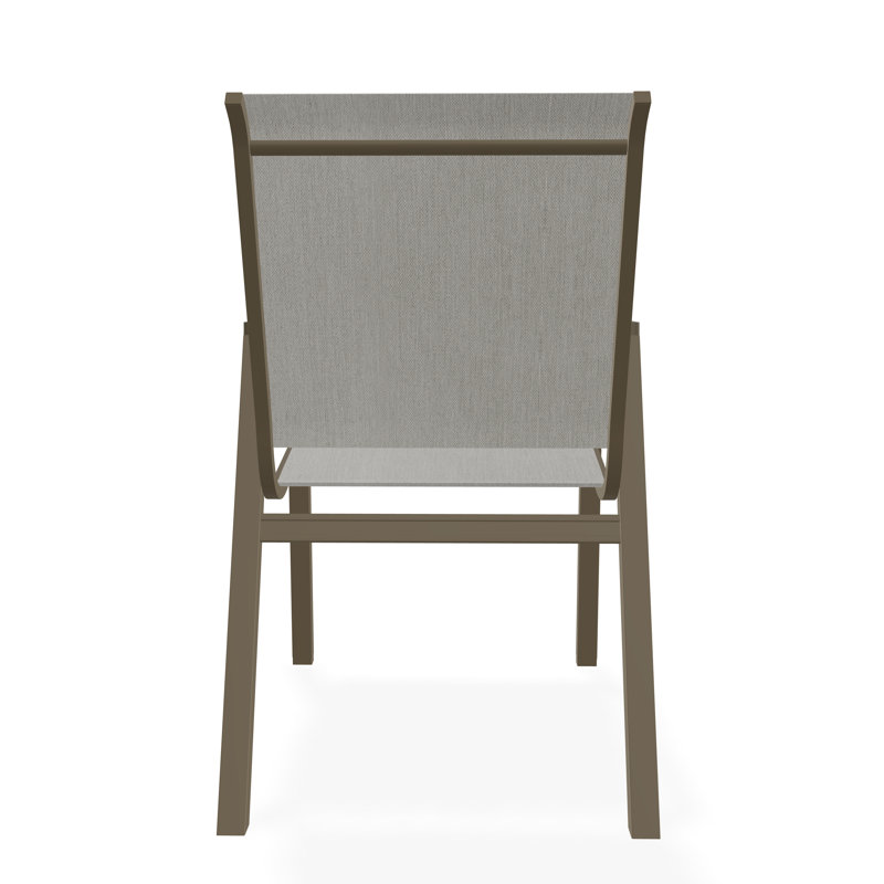 Bazza Outdoor Dining Chair, Augustine Oyster, Beachwood