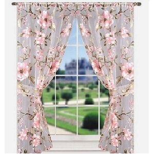 Ophelia & Co. Garfield Polyester Sheer Curtain Pair & Reviews | Wayfair