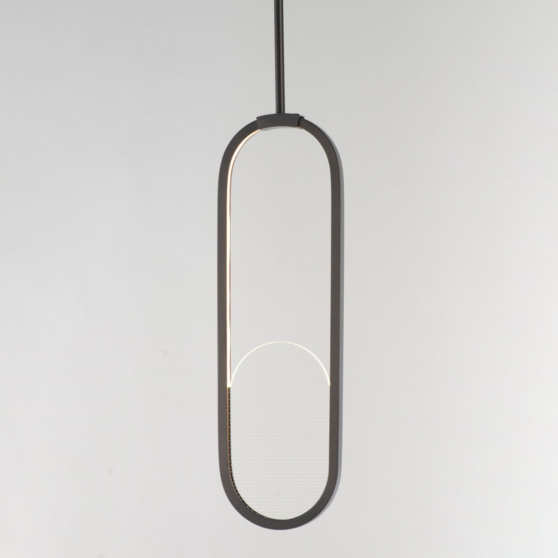 Trance 1 - Light LED Pendant, 580 Lumens , 65.75" H x 6" W x 0.75" D, 14 W