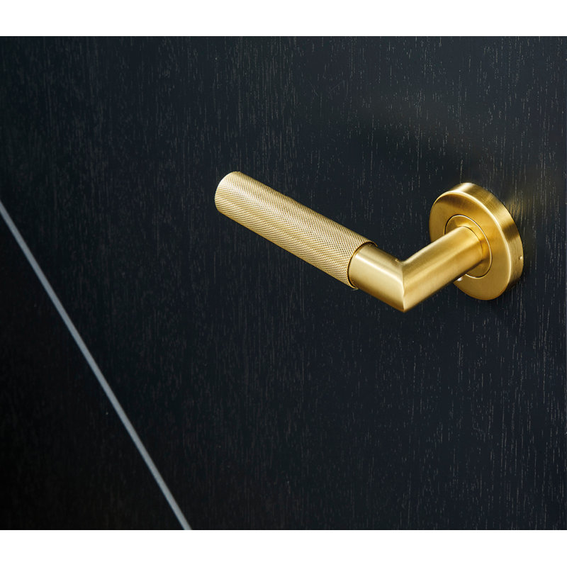 Zurich Internal Door Handle Pack, Satin Gold