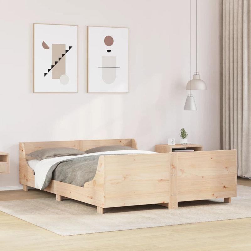Bed, Brown, Double (4'6)