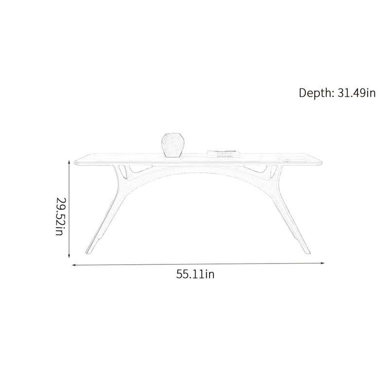 Eldion, 29.52"H x 55.11"L x 31.49"W