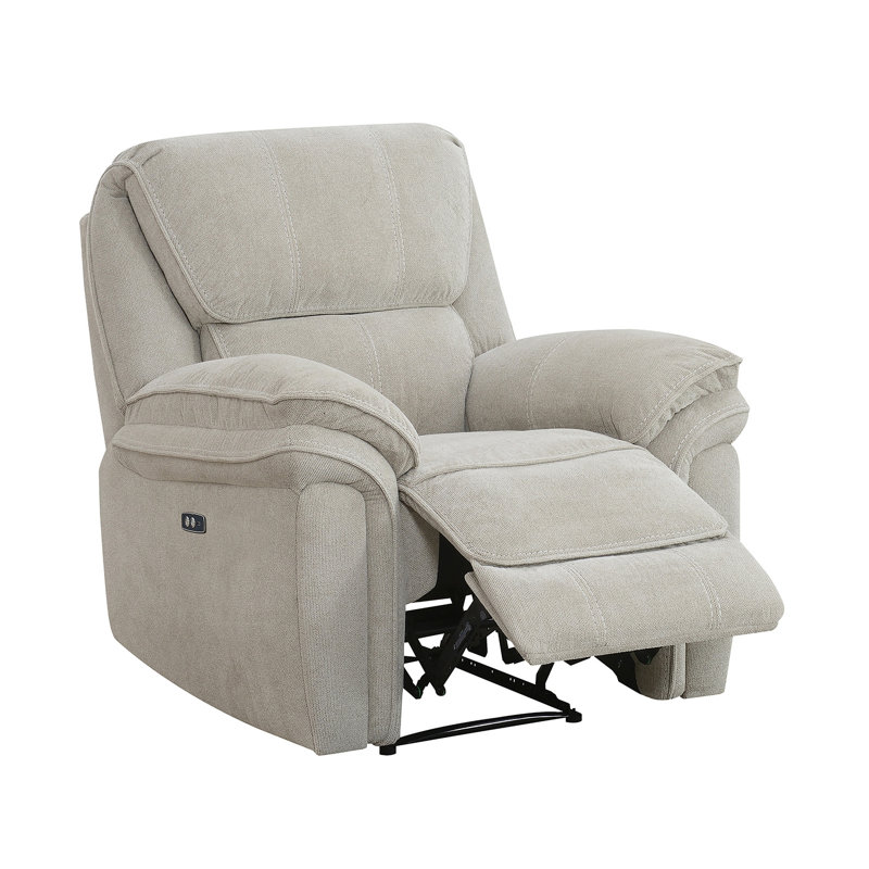 Coomer 97cm Wide Standard Recliner, Beige