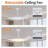 42-Inch Retractable Ceiling Fan With Light, Full-Spectrum Dimmable LED, Remote & App Control, Modern Style-577032490