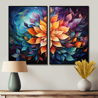 Méditation «Mindfulness Mandala I», art traditionnel vert, impressions sur toile