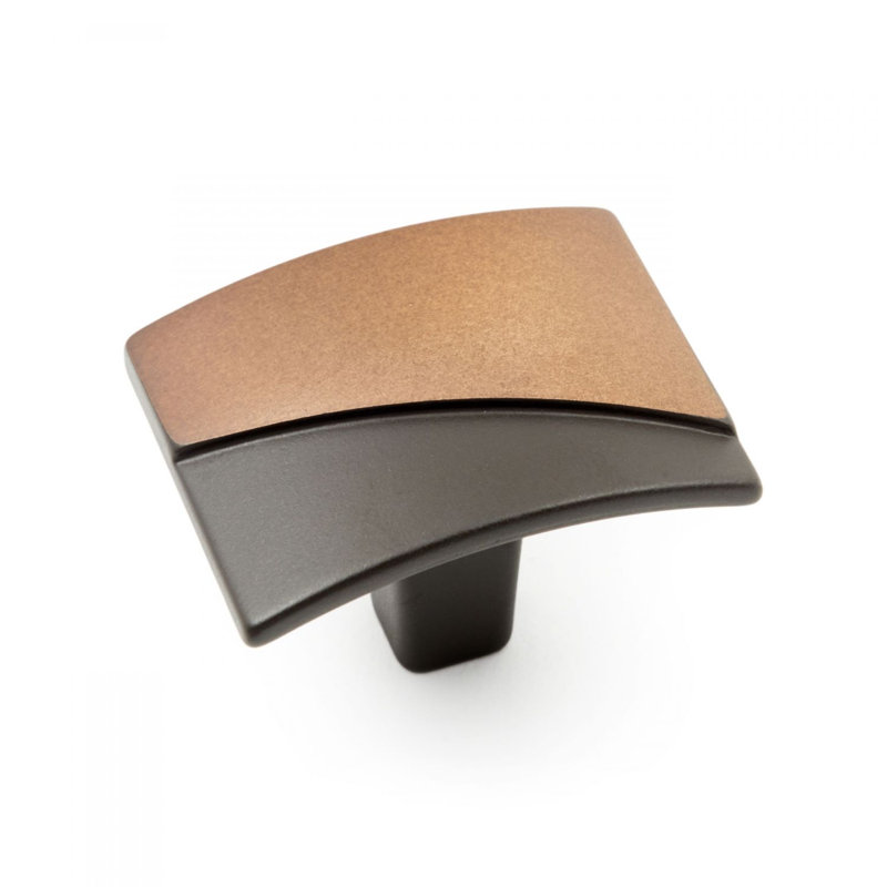 CK Series Brass Rectangle Knob, Café Bronze
