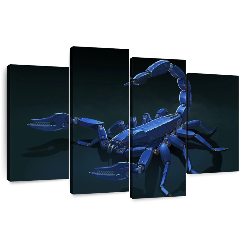Kelan Metal Scorpion, 32" H x 52" W