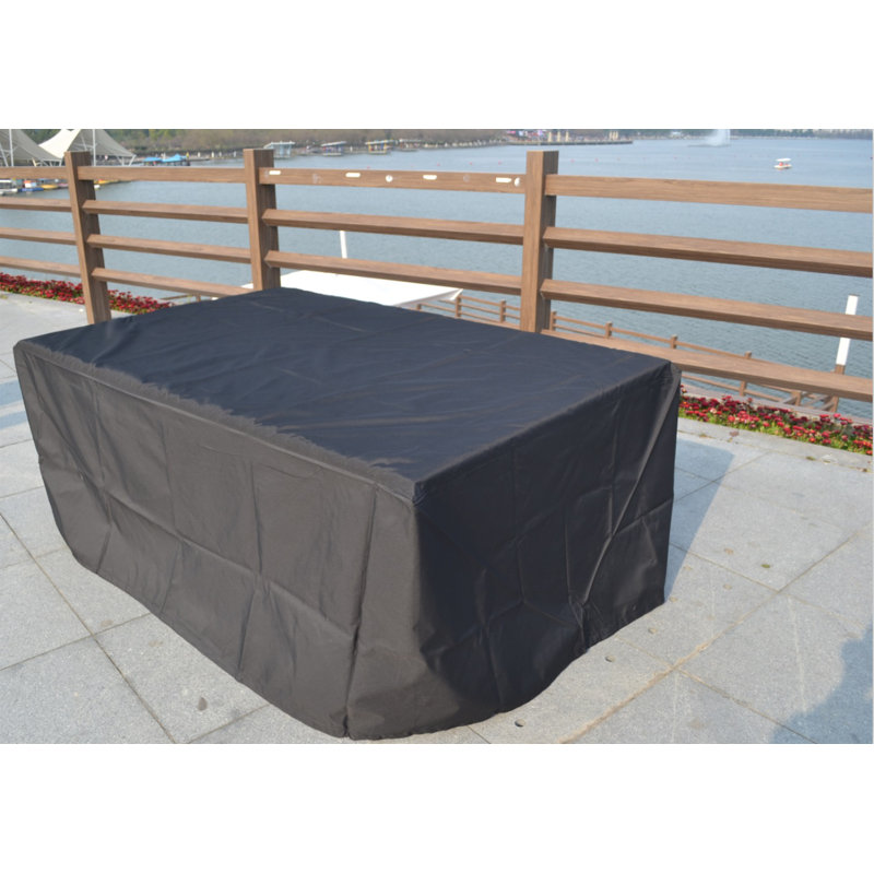 Perry Outdoor Cover, 31.2" H x 97.5" W x 58.5" D, Black
