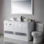 Ensemble de meuble-lavabo double 60 po Vyron