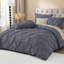  Luxurious Microfiber Pintuck Design Duvet Cover With Pillowcases -123432752-123432753