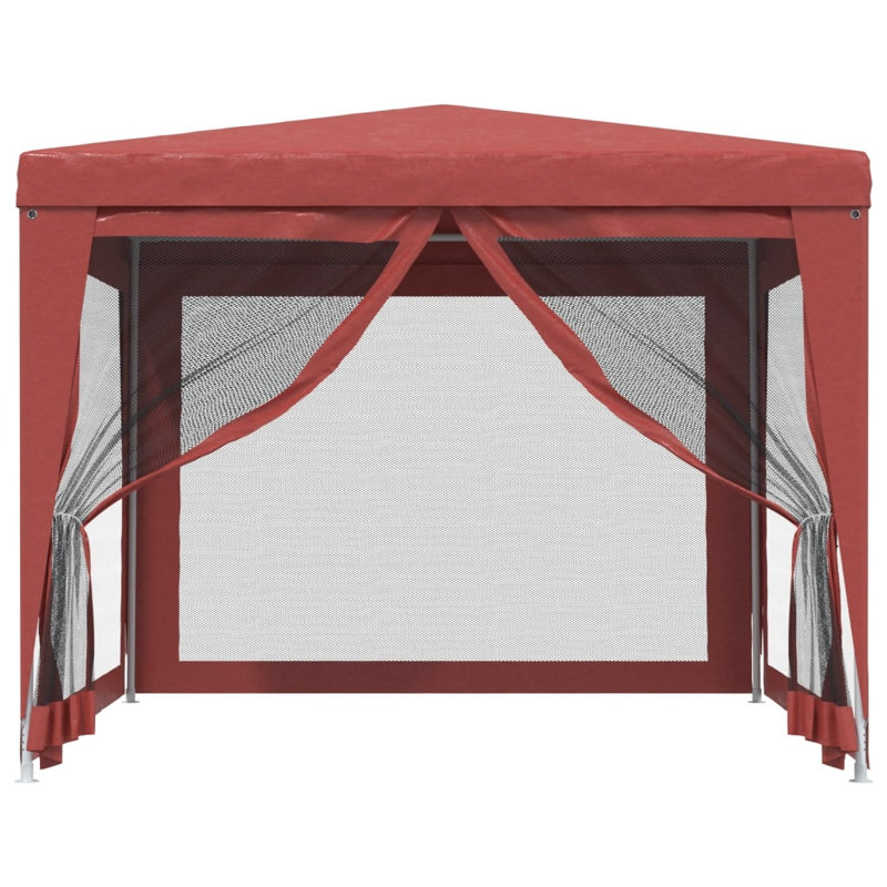 Andranae 3m x 3m Iron Party Tent, Red, Red