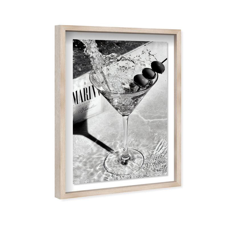 Chill Time II Print by Oliver Gal, 46.5"H x 31.5"W, Natural Oak Shadowbox