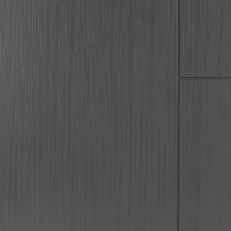 60'' W 36'' D 96'' H Glue Up Solid Surface Wall, Dark Gray