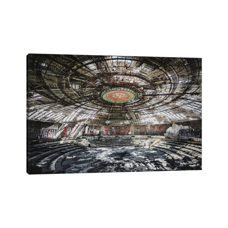 Buzludzha by Simon Yeung - Wrapped Canvas Print, 66.04 cm H x 45.72 cm W x 3.175 cm D, Wrapped Canvas