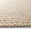 Eladio Wool Geometric Area Rug in Beige-184754470