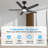 2pcs 44-inch Ceiling Fan With Led Light-1817334645-1817334642