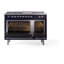 ILVE Nostalgie II Noblesse 48 in Dual Fuel Range, 5 Burner, Griddle, Frenchtop-542713242-542714480