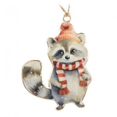 Ornement Winter Raccoon