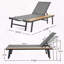 CHAISE WATERLOO avec table d'appoint en bois, 1 pièce