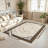 Monaco Series Abrstract Black/Gray/Ivory/Beige Area Rug-869529124