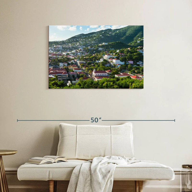 Paysage urbain Charlotte, H 24 po x l 36 po