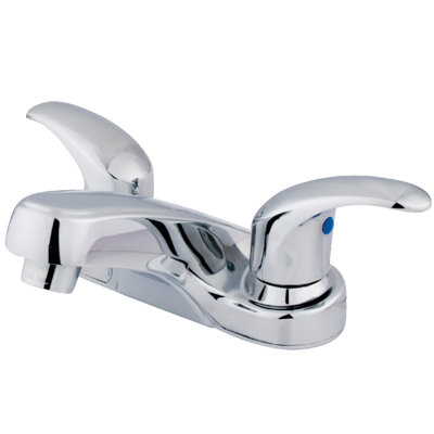 Kingston Brass Legacy Two-Handle 3-Hole Deck Mount 4" Centerset Bathroom Faucet