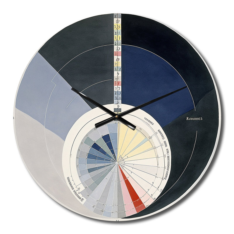 Horloge murale Universal Blossoming Pastel Harmony VI, Moyenne