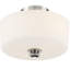 Plafonnier semi-encastré 2 lumières 12,5 po Nula-48425252