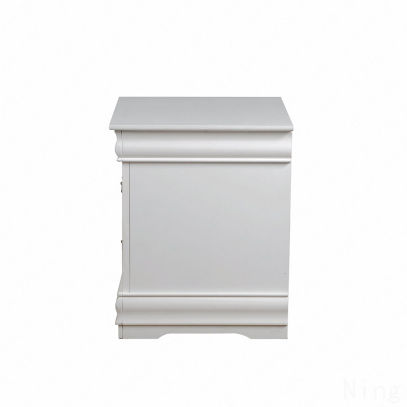 Table de chevet blanche, Blanc