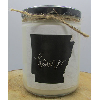 Bougie à pot en coton blanc et bergamote