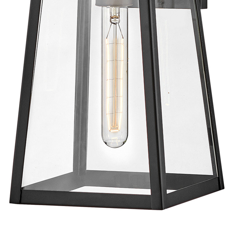 Lanterne murale d'extérieur Kiwa, Noir, H 19 po x l 7 po x P 8,5 po