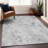 Premium Machine Washable Prisco Gray Rug-258885448