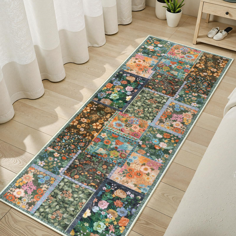 Kaldi Machine Washable Area Rugs for Dining Room Office,Large Carpet Rug for Nursery Room, Runner 2' x 6'