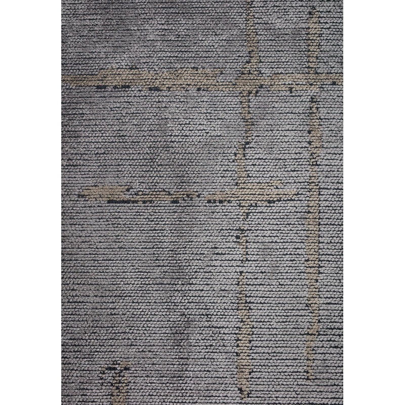 Modern Loose Abstract Stripes, Square 9'10"